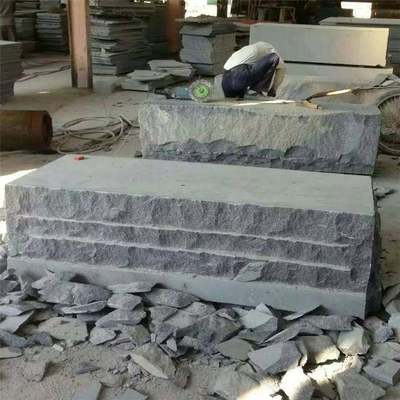 花崗巖青石廠家專業加工 火燒面、荔枝面、冰裂紋碎拼與干掛地鋪應用